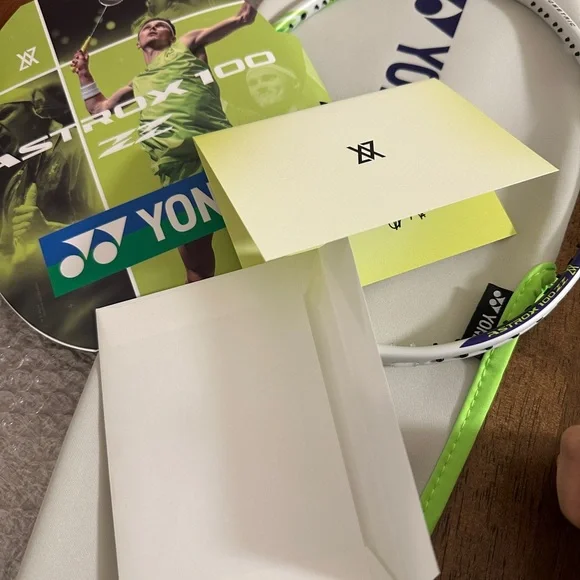 Yonex Astrox Racket - Lime and White - Picture 1 of 5